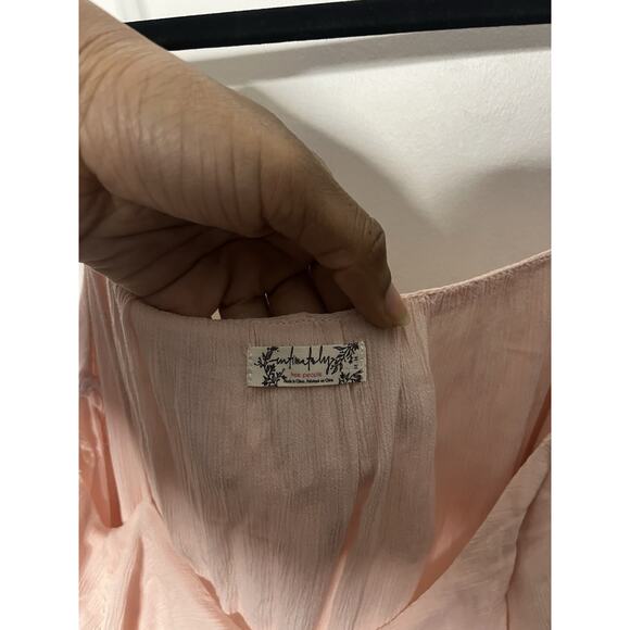 Free People Cascade Ruffle Romantic Sleeveless Camisole Women’s Sz Medium - Picture 6 of 7